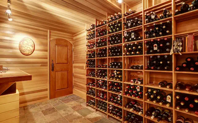 wine cellar in basement 640x400